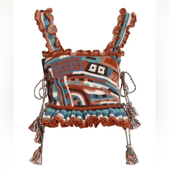 Ulla Johnson Luisa Crochet Handmade Top - Picture 6 of 13